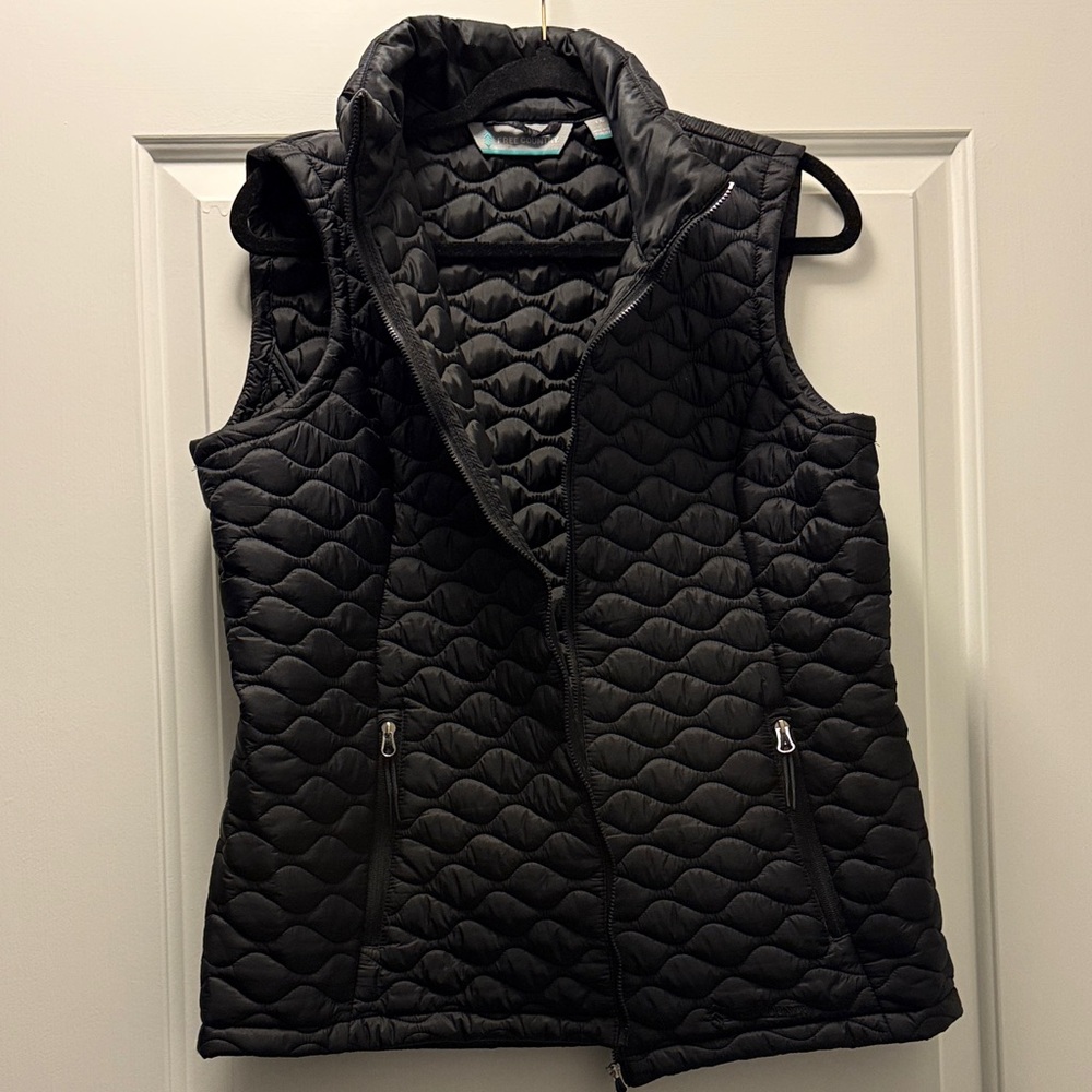 Free Country Black Quilted Women's Vest